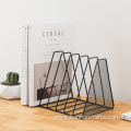 Office multilayer mesh file bookends desktop storage frame